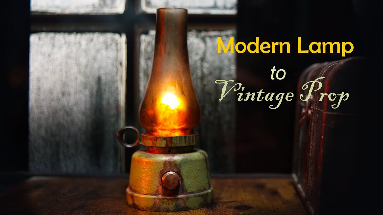 Electric conversion kit for oil lamp