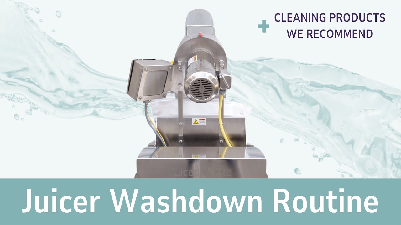 juicer maintenance and cleaning